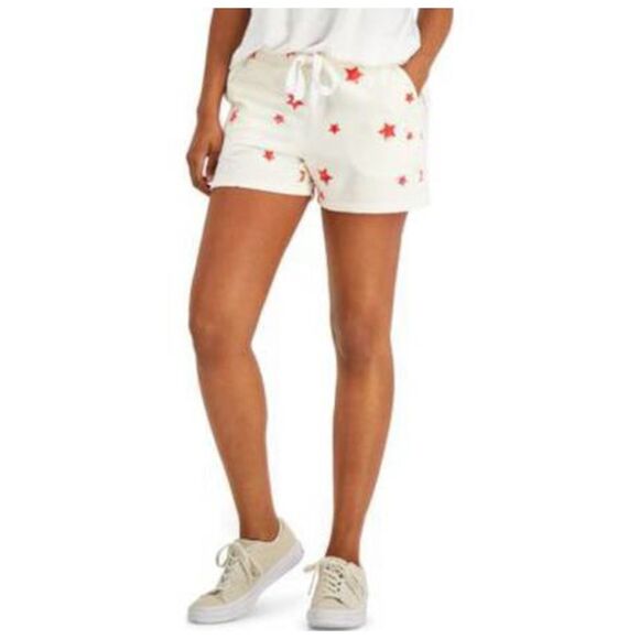 STYLE & COMPANY Womens Ivory Stretch Pocketed Elastic Drawstring Waist Shorts XS - Picture 3 of 3